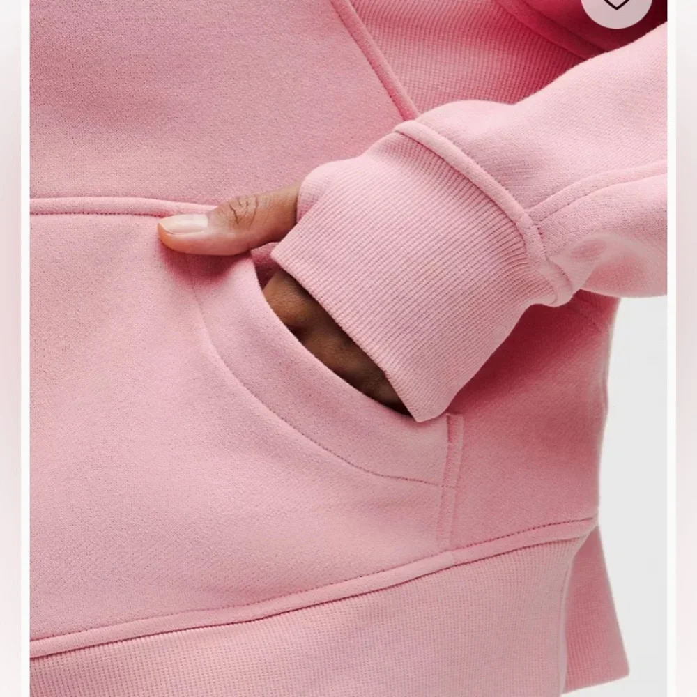 Lululemon Scuba Oversized Funnel-Neck Half Zip-Pink Tide-NWT - Picture 4 of 6